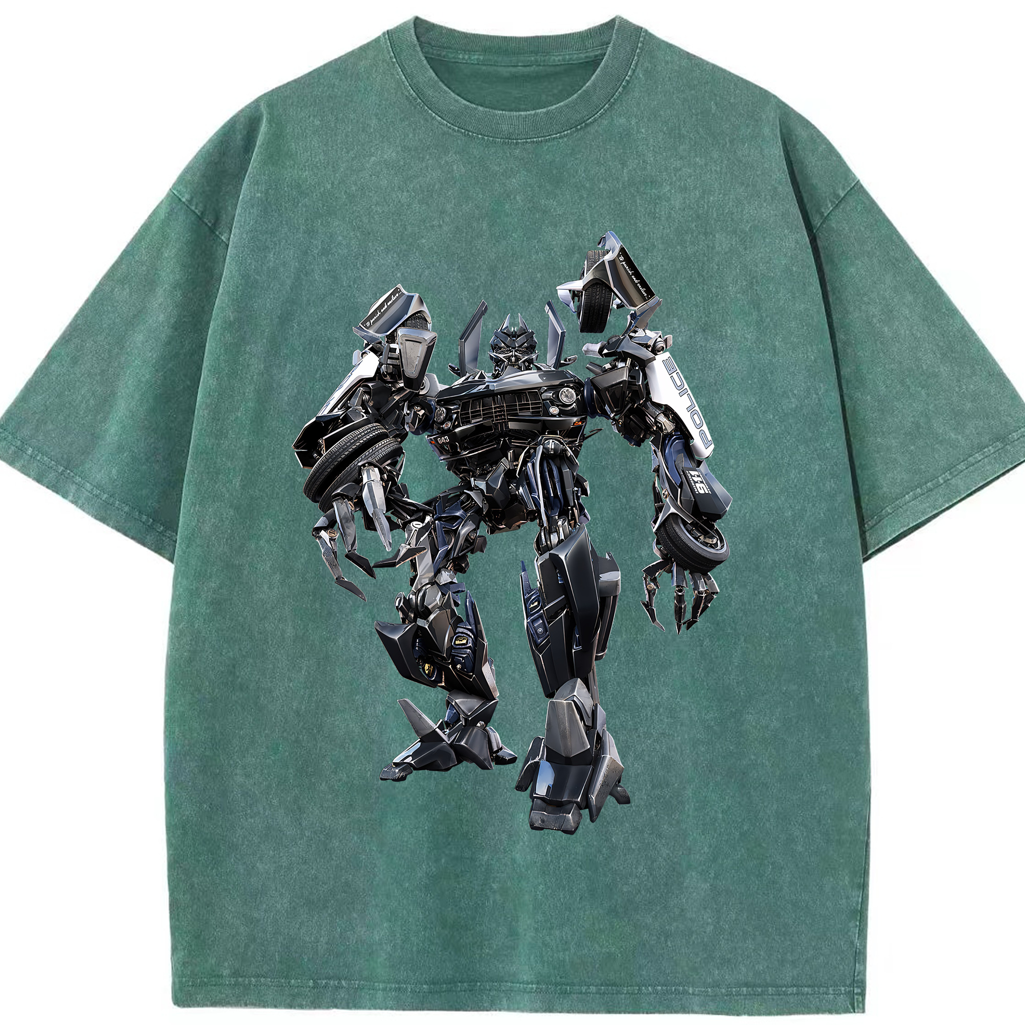 （画像用） Transformers トランスフォーマー 綿100% ヴィンテージ風 半袖Tシャツ（フロントプリント）